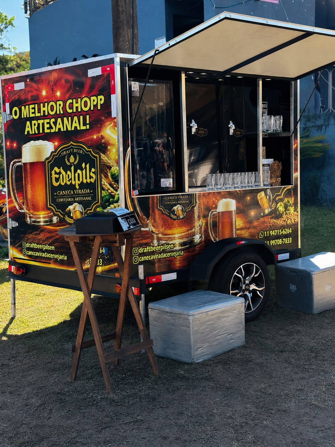 Trailer da Edelpils montado